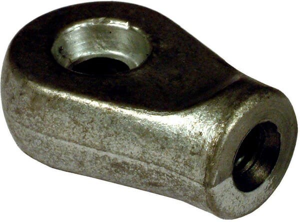 Końcówka oczkowa sprężyny gazowej, ocynk