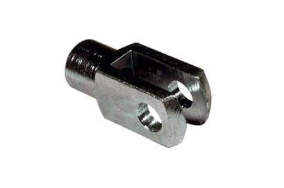 Końcówka widełkowa z otworami sprężyny gazowej