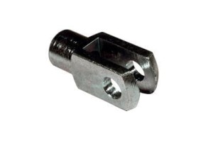 Końcówka widełkowa z otworami sprężyny gazowej