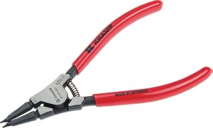 Szczypce do pierścieni zewnętrzne proste uchwyt 1 KP, Ø 10-25 mm L-140 mm