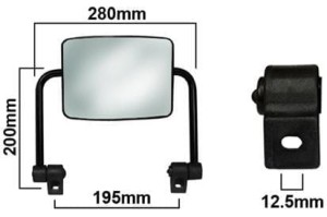 Lusterko ze wspornikiem