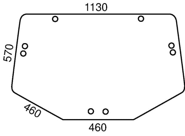 Szyba tylna L171335