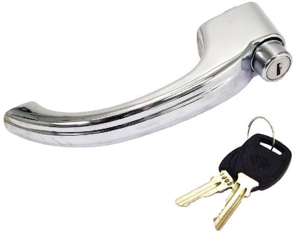 Kamka drzwi z przyciskiem