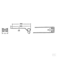 Zęby sprężyste prawe org. PZ VGPZ340E | poltechparts.pl