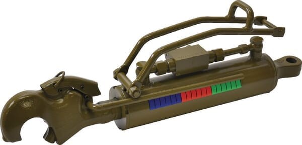 Łącznik górny hydrauliczny, hak z kulą kat.2, Ø 63 mm