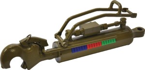 Łącznik górny hydrauliczny, hak z kulą kat.2, Ø 63 mm