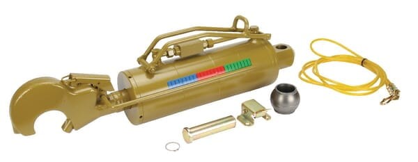 Łącznik górny hydrauliczny, hak z kulą kat.4HD, Ø 120 mm