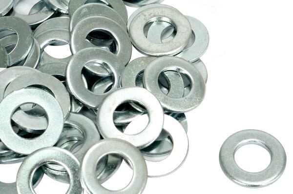 Zestaw płaskich podkładek metrycznych