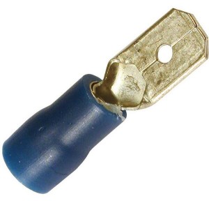 Końcówka przewodu płaska, męska, niebieska 1.5-2.5mm² 6.4x0.8 50 szt. Vapormatic