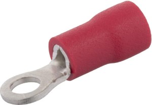 Końcówka przewodu oczkowa, czerwona, 0.5-1.5mm² Ø 3.2 mm 50 szt. Vapormatic