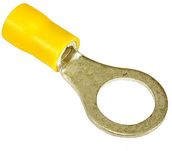 Końcówka przewodu oczkowa, żółta, 4-6 mm² Ø 10 mm 50 szt. Vapormatic