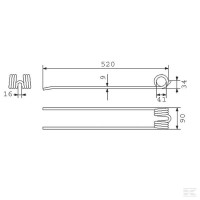 Zęby sprężyste Stoll  0699780KR | poltechparts.pl