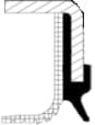 Uszczelniacz B1SLRD+LR 63.2x94x13 TFE