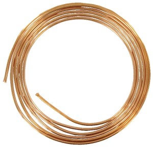 Rurka na przewody hamulcowe, 6.0 mm 5 m, miedziana