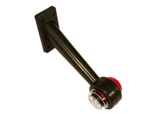 Lampa obrysowa czerwono/biała