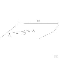 Dłuto lemiesza, prawe B2S Lemken 3364050 | poltechparts.pl