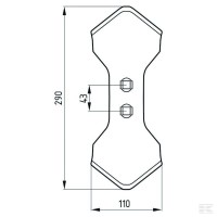 Redlica środkowa Kongskilde Vibroflex 514… | poltechparts.pl