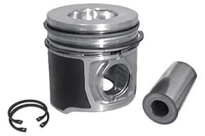 Tłok z pierścieniami