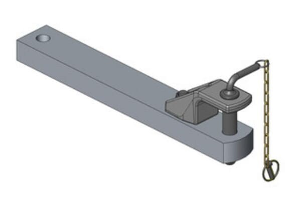 Zaczep polowy 90x50 L=640 mm kat. 2 Ø 31.5 mm