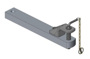 Zaczep polowy 90x50 L=640 mm kat. 2 Ø 31.5 mm