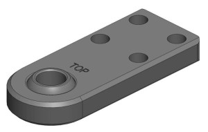 Zaczep oczkowy 70x70 Besson kat. 3 Ø 39 mm