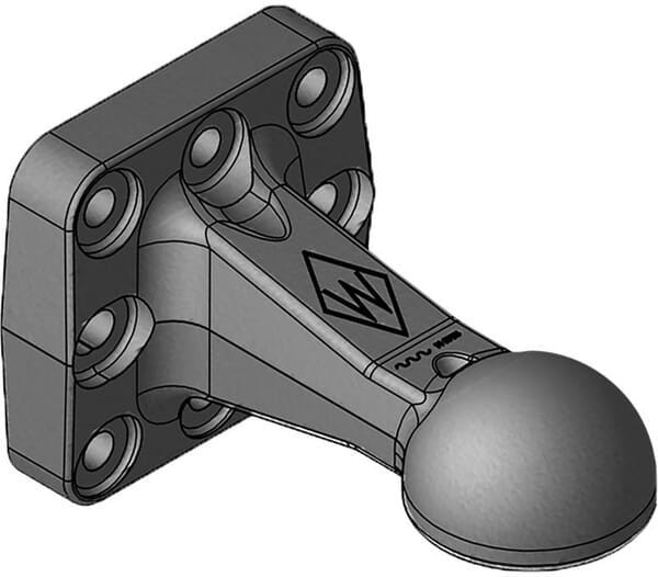 Zaczep kulowy K80 145 x 145 / 8 x M20