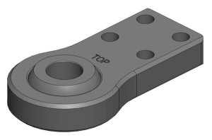 Zaczep oczkowy 70x70 Besson kat. 4 Ø 51 mm