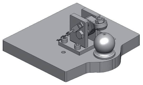 Płyta nośna zaczepu, K80 305 mm