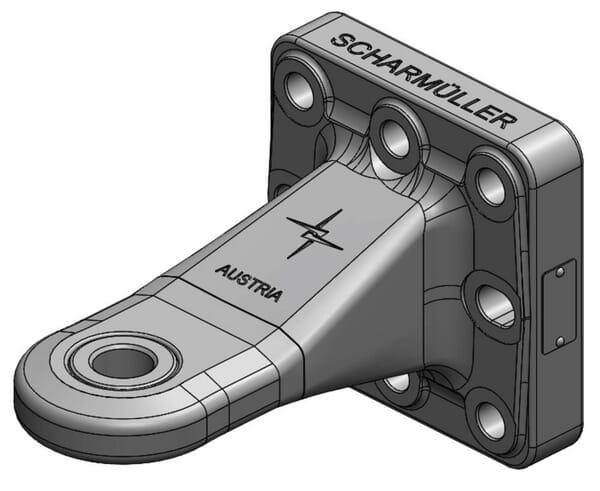 Zaczep oczkowy kat. 2 Ø 33 mm 145x145 ISO 21244