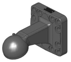 Zaczep kulowy K80® 160x160 20° ISO 24347