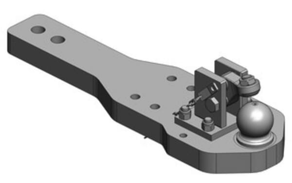 Płyta nośna zaczepu K80® Steyr CVT EcoTech 6130, 6145, 6160 4t