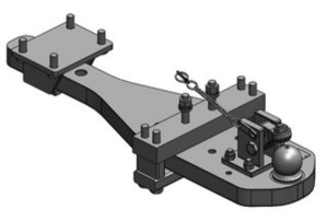 Płyta nośna zaczepu, K80 1070 mm