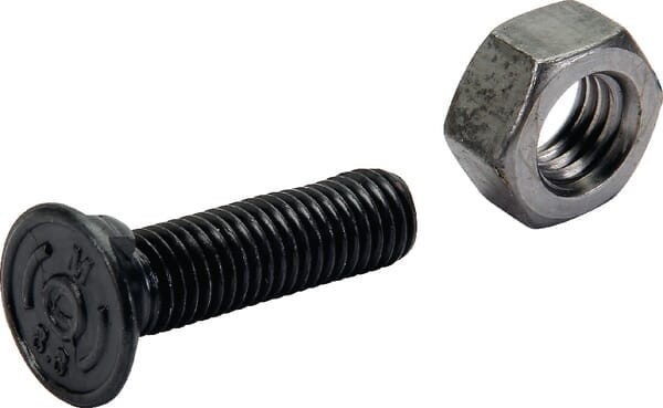 Śruba płużna 2-noskowa DIN11014 M10x40 mm kl. 8.8 z nakrętką