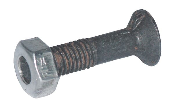 Śruba płużna 1-noskowa DIN 604, M12 x 45 mm kl. 8.8 z nakrętką