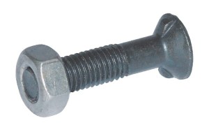 Śruba płużna 2-noskowa DIN11014 M12x70 mm kl. 8.8 z nakrętką