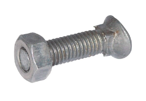 Śruba redlicy wypukła M12x75 mm z nakrętką
