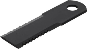Nóż rozdrabniacza do słomy 175x50x4.5 mm, ząbkowany Ø 20 mm
