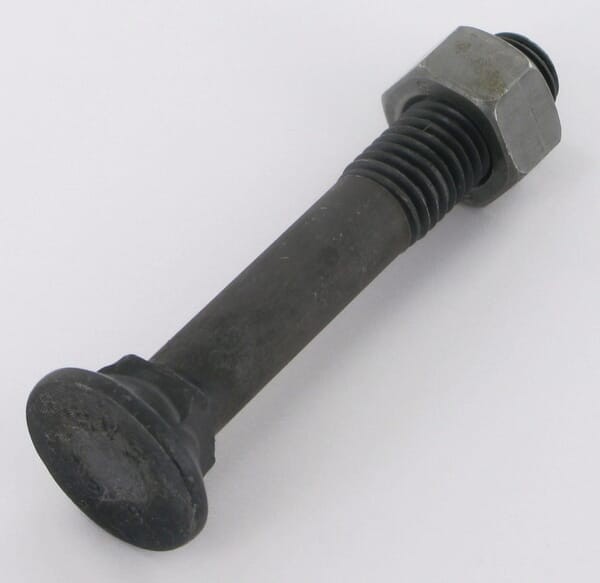 Śruba płużna 4-kątna z podsadzeniem DIN 608, M14 x 90 mm kl. 12.9 z nakrętką