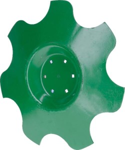 Talerz kroju uzębiony, skrajny, lewy, Ø 660 / 6 mm