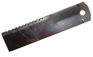 Nóż rozdrabniacza do słomy 175x40x3 mm Ø 11 mm