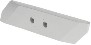 Dłuto lemiesza, prawe 2-otw. 15 mm pasuje do Unia