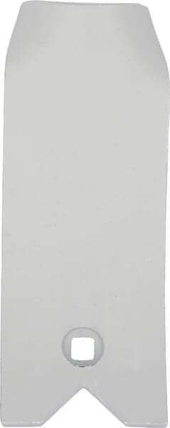 Osłona grządzieli 240x100 mm wzmocniona wygięta, 1-otw. pasująca do Unia Kramp