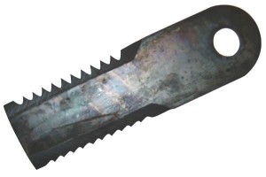 Nóż rozdrabniacza do słomy 170x50x5 mm Ø 18 mm