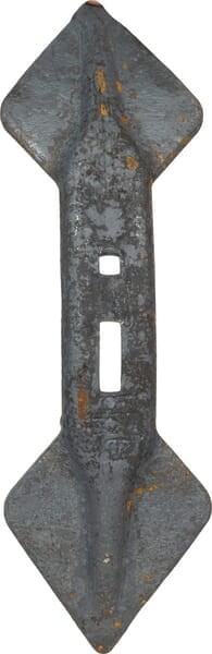 Redliczka 450x135x20 mm obracalna wygięta, 2-otw.
