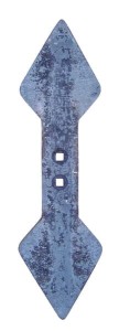 Redliczka 440x135x19 mm obracalna wygięta, 2-otw.
