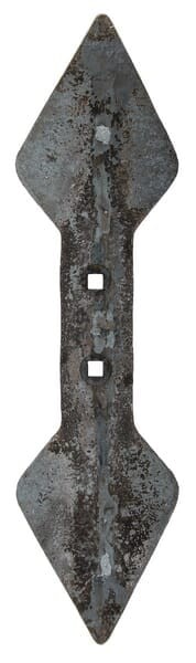 Redliczka 440x135x19 mm obracalna wzmocniona wygięta, 2-otw.