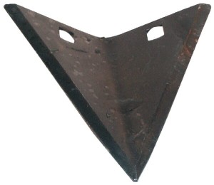 Czubek obsypnika 120x125x5 mm płaska, 2-otw. pasująca do Hassia