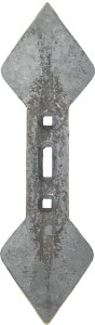 Redliczka 460x135x17 mm obracalna wygięta, 3-otw. pasująca do Universal