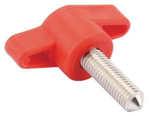 Śruba z łbem motylkowym z tworzywa M8x30 mm