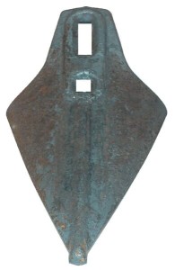 Redliczka 295x170x9 mm wygięta, 2-otw. pasująca do Amazone